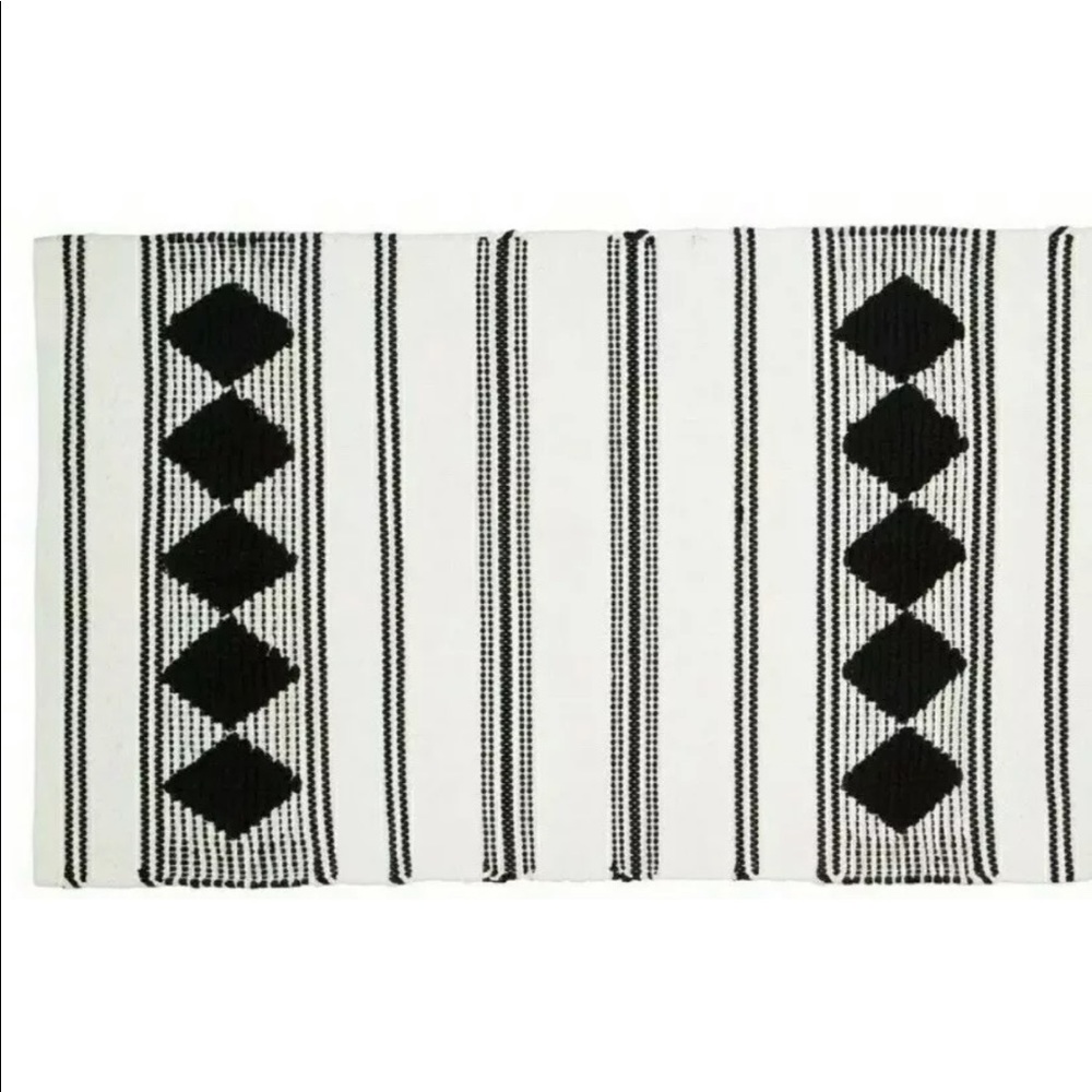 Caravan Home Bohemian Woven Cotton Rug